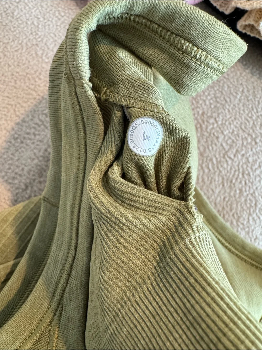 Lululemon Ebb To Street Tank *Light Support For B/C Cup Willow Green Size 4